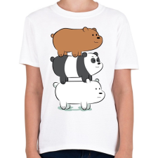 PRINTFASHION Friend Bears 3 - Gyerek póló - Fehér gyerek póló