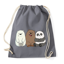 PRINTFASHION Friend Bears - Sportzsák, Tornazsák - Grafitszürke tornazsák