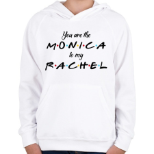 PRINTFASHION Friends jóbarátok páros  2 - Gyerek kapucnis pulóver - Fehér gyerek pulóver, kardigán