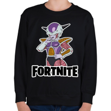 PRINTFASHION Frieza - fortnite - Gyerek pulóver - Fekete gyerek pulóver, kardigán