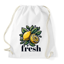 PRINTFASHION Friss citrom - Sportzsák, Tornazsák - Fehér tornazsák