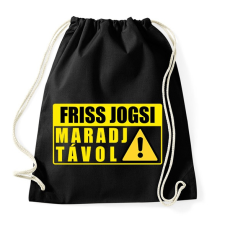 PRINTFASHION Friss Jogsi - Sportzsák, Tornazsák - Fekete tornazsák