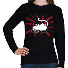 PRINTFASHION FSZOM KIVAN - Női pulóver - Fekete