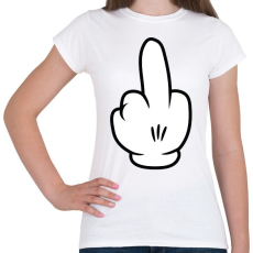 PRINTFASHION Fuck off - Női póló - Fehér