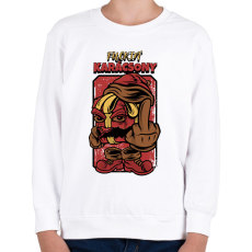PRINTFASHION FUCKING KARÁCSONY - Gyerek pulóver - Fehér