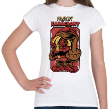PRINTFASHION FUCKING KARÁCSONY - Női póló - Fehér női póló