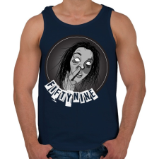 PRINTFASHION fuckofffiftynine-01wh-01 - Férfi atléta - Sötétkék atléta, trikó