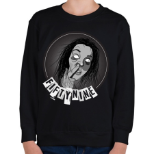 PRINTFASHION fuckofffiftynine-01wh-01 - Gyerek pulóver - Fekete gyerek pulóver, kardigán