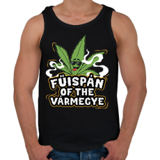 PRINTFASHION Fűispán of the vármegye! - Férfi atléta - Fekete