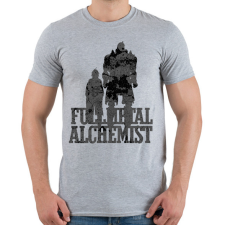 PRINTFASHION Fullmetal Alchemist - Férfi póló - Sport szürke férfi póló