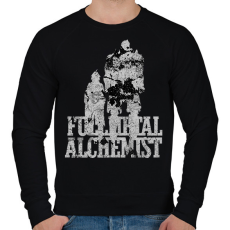 PRINTFASHION Fullmetal Alchemist - Férfi pulóver - Fekete