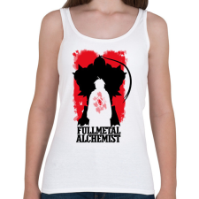 PRINTFASHION Fullmetal Alchemist - Női atléta - Fehér női trikó