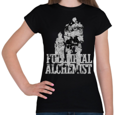 PRINTFASHION Fullmetal Alchemist - Női póló - Fekete