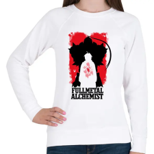 PRINTFASHION Fullmetal Alchemist - Női pulóver - Fehér női pulóver, kardigán