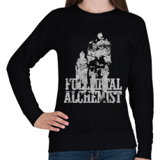 PRINTFASHION Fullmetal Alchemist - Női pulóver - Fekete