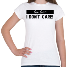 PRINTFASHION Fun fact - Női póló - Fehér női póló