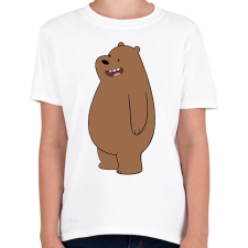 PRINTFASHION Funny Grizzly - Gyerek póló - Fehér gyerek póló