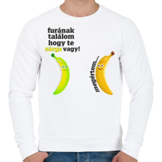 PRINTFASHION furának találom... - Férfi pulóver - Fehér