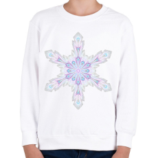 PRINTFASHION Furcsa hópehely - Gyerek pulóver - Fehér