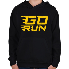 PRINTFASHION Fuss - Gyerek kapucnis pulóver - Fekete gyerek pulóver, kardigán