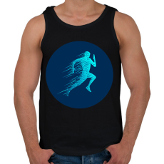 PRINTFASHION futás - Férfi atléta - Fekete