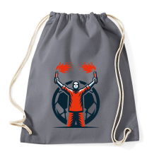 PRINTFASHION Futball szurkoló - Sportzsák, Tornazsák - Grafitszürke tornazsák