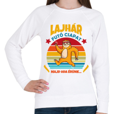 PRINTFASHION Futó csapat - Női pulóver - Fehér női pulóver, kardigán