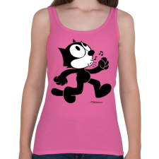 PRINTFASHION Füttyös Félix  - Női atléta - Rózsaszín női trikó