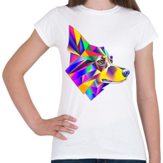 PRINTFASHION FuturPup 2.0 - Női póló - Fehér
