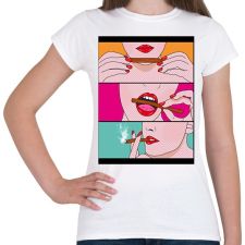 PRINTFASHION Füves csaj - Női póló - Fehér női póló
