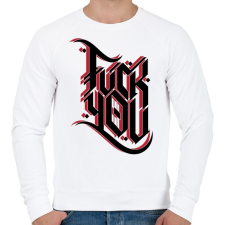 PRINTFASHION FY-01-01 - Férfi pulóver - Fehér férfi pulóver, kardigán