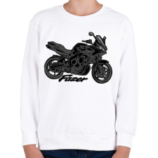 PRINTFASHION fz6 - Gyerek pulóver - Fehér gyerek pulóver, kardigán