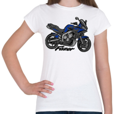 PRINTFASHION fz6kék - Női póló - Fehér