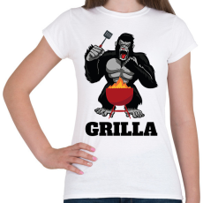 PRINTFASHION G(o)rilla - Női póló - Fehér
