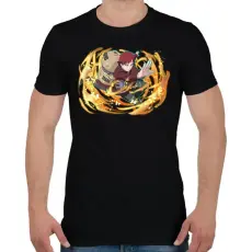 PRINTFASHION Gaara - Férfi póló - Fekete