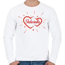 PRINTFASHION Gabriella - Férfi pulóver - Fehér férfi pulóver, kardigán
