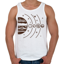 PRINTFASHION Galileo Galilei - Férfi atléta - Fehér női trikó