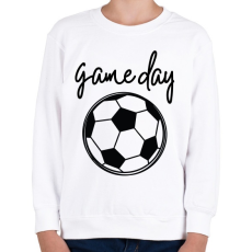 PRINTFASHION Game day - Gyerek pulóver - Fehér