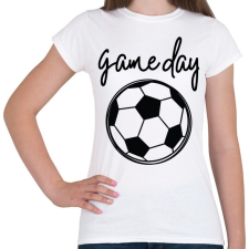 PRINTFASHION Game day - Női póló - Fehér női póló