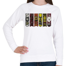 PRINTFASHION Game of Thrones Season - Női pulóver - Fehér női pulóver, kardigán