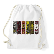 PRINTFASHION Game of Thrones Season - Sportzsák, Tornazsák - Fehér tornazsák