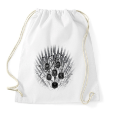 PRINTFASHION game of thrones - Sportzsák, Tornazsák - Fehér tornazsák