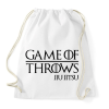PRINTFASHION Game of throws JJ - Sportzsák, Tornazsák - Fehér