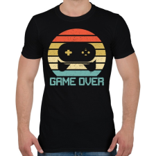 PRINTFASHION Game Over - Férfi póló - Fekete férfi póló