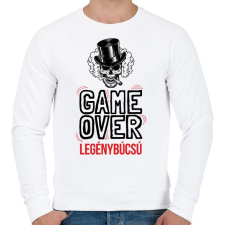 PRINTFASHION Game over - legénybúcsú - Férfi pulóver - Fehér női pulóver, kardigán