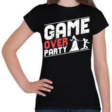 PRINTFASHION GAME OVER - Női póló - Fekete