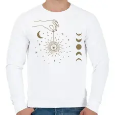 PRINTFASHION Game with the Sun - Férfi pulóver - Fehér női pulóver, kardigán