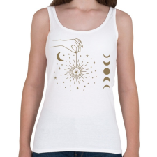 PRINTFASHION Game with the Sun - Női atléta - Fehér női trikó