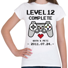 PRINTFASHION Gamer évforduló - Női póló - Fehér női póló