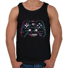 PRINTFASHION gamer - Férfi atléta - Fekete atléta, trikó